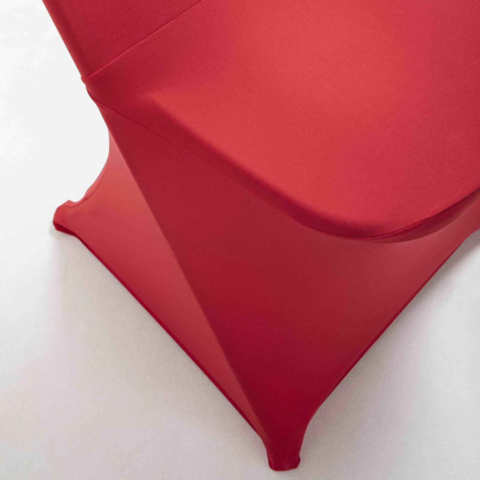 Silla plegable y funda de silla roja Silla plegable y funda de silla roja