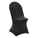 Silla plegable y funda de silla negra