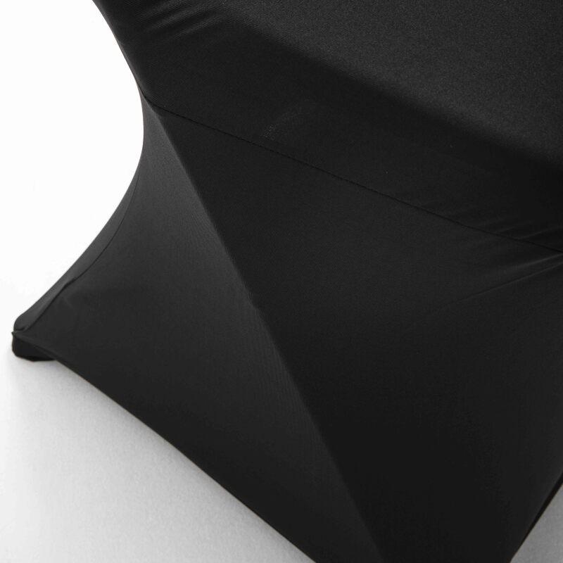 Silla plegable y funda de silla negra