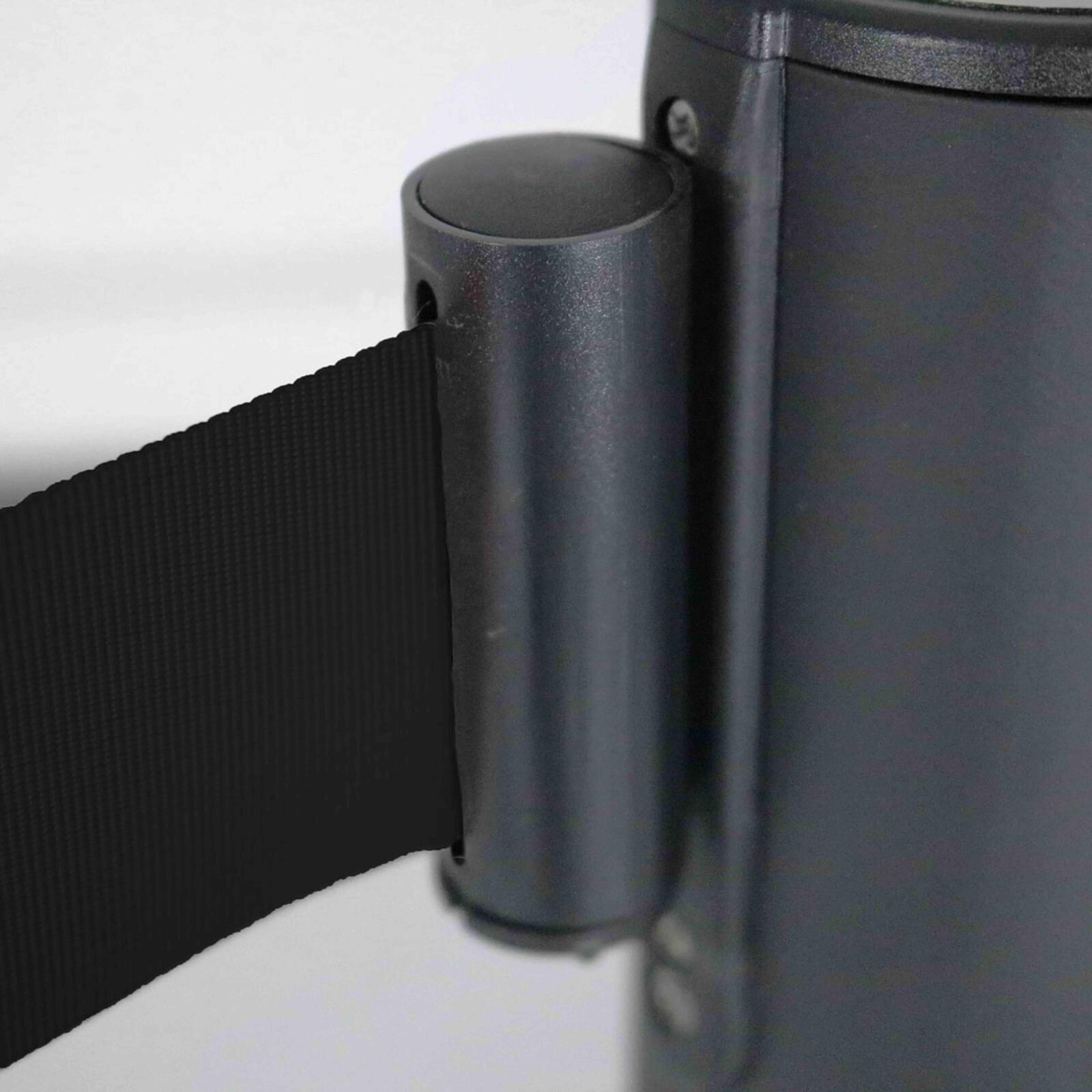 Postes guía de correa retráctil