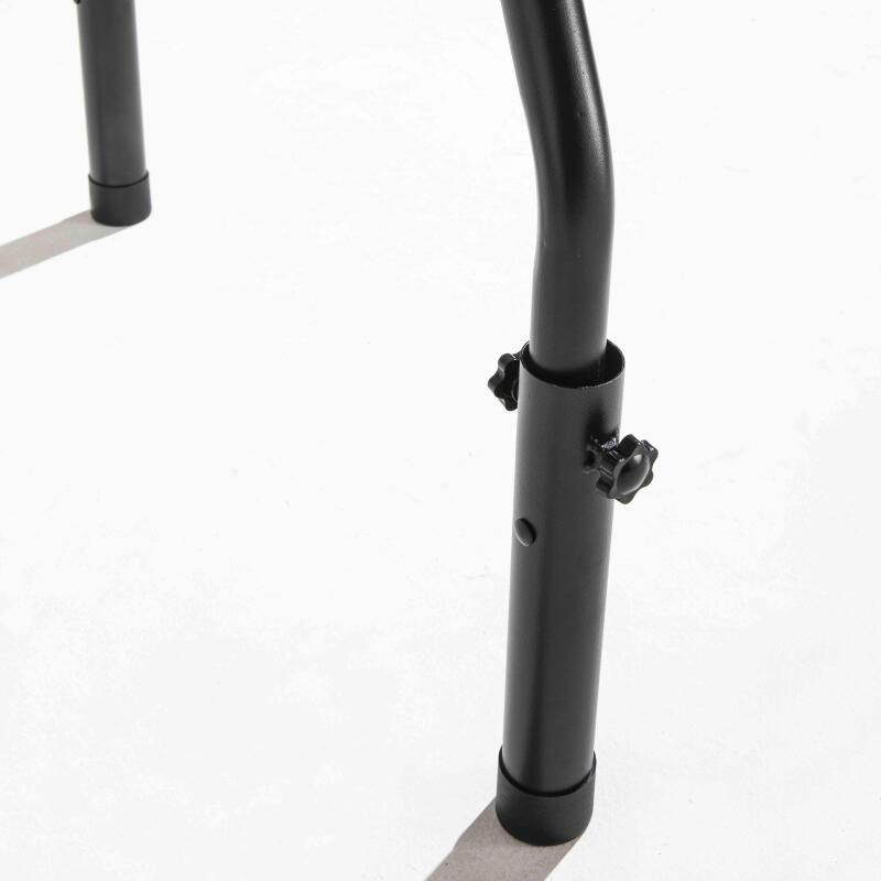 Mesa plegable blanca 180 cm con contrahuellas