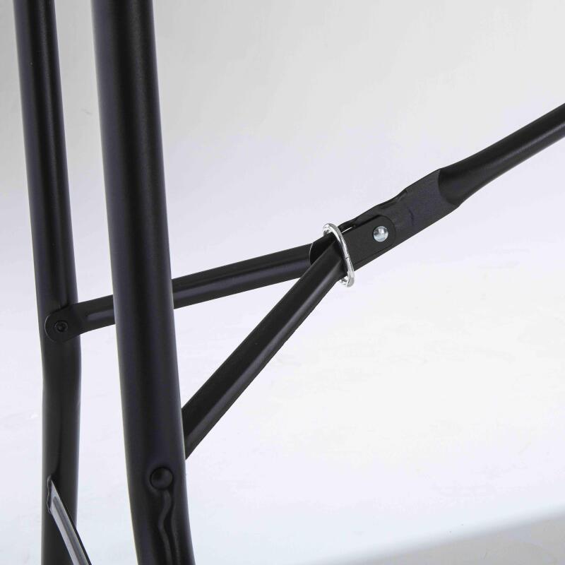 Mesa plegable blanca 180 cm con contrahuellas