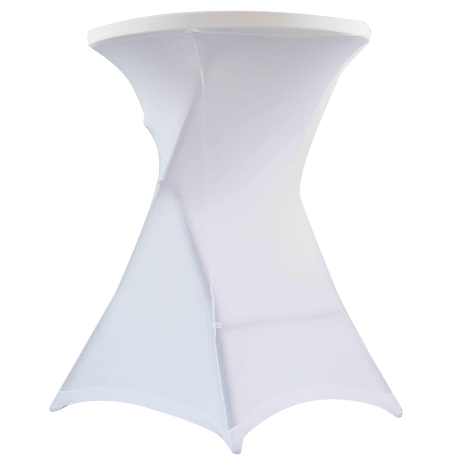 Funda para mesa de pie blanca 110x80 cm