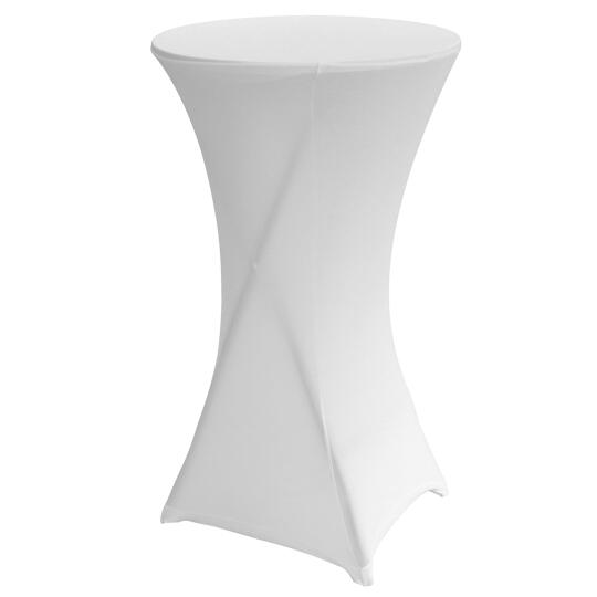 Funda para mesa de pie blanca 110x60 cm