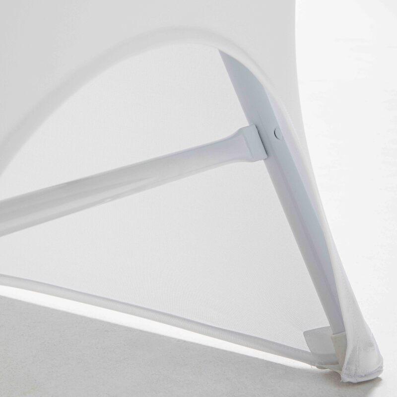 Funda para silla plegable blanca