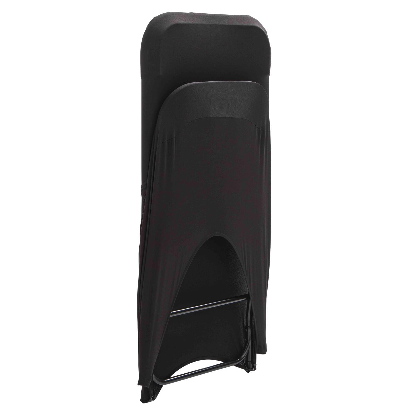 Funda para silla plegable negra con apertura Funda para silla plegable negra con apertura