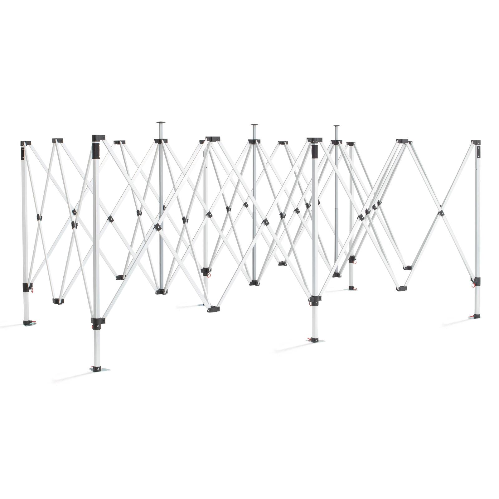 Estructura de aluminio para carpa plegable de 3x6m