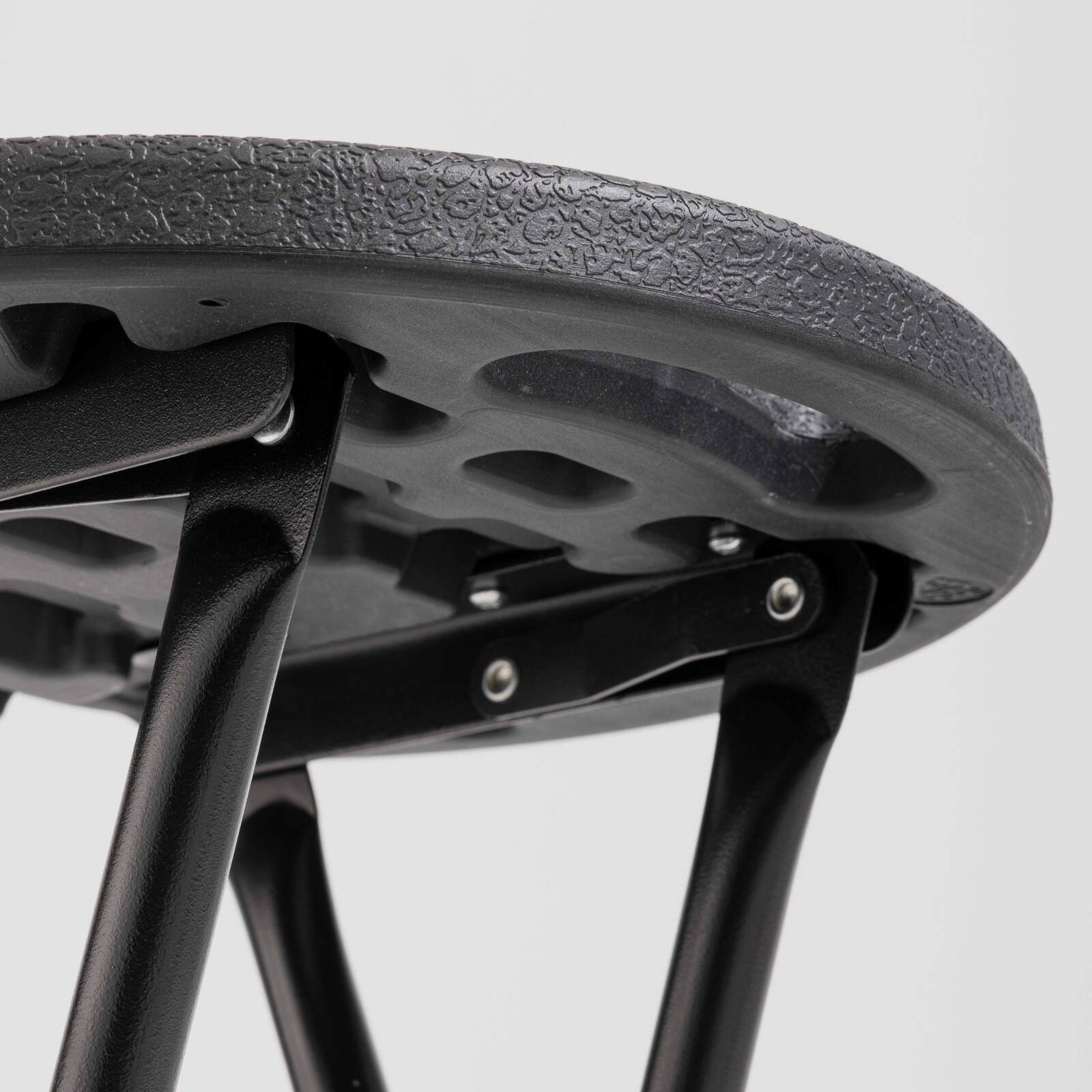 Juego de 10 taburetes altos plegables negros Juego de 10 taburetes altos plegables negros