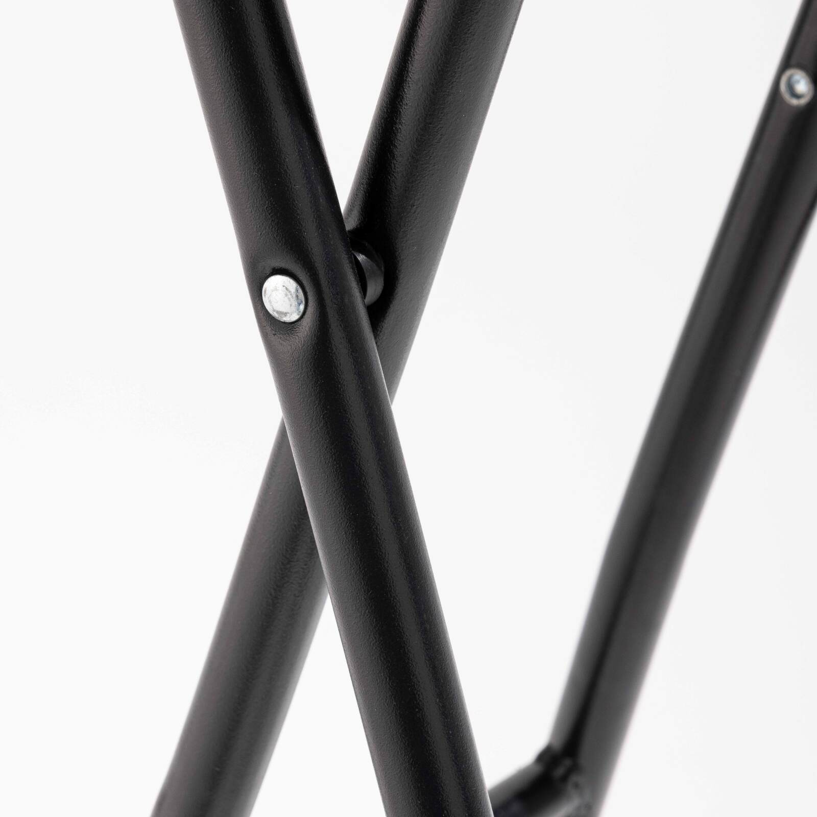 Juego de 10 taburetes altos plegables negros Juego de 10 taburetes altos plegables negros