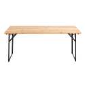 Mesa plegable madera de 8 plazas - 180 cm