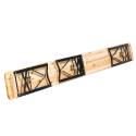 2 bancos de brasserie de madera plegables 218cm