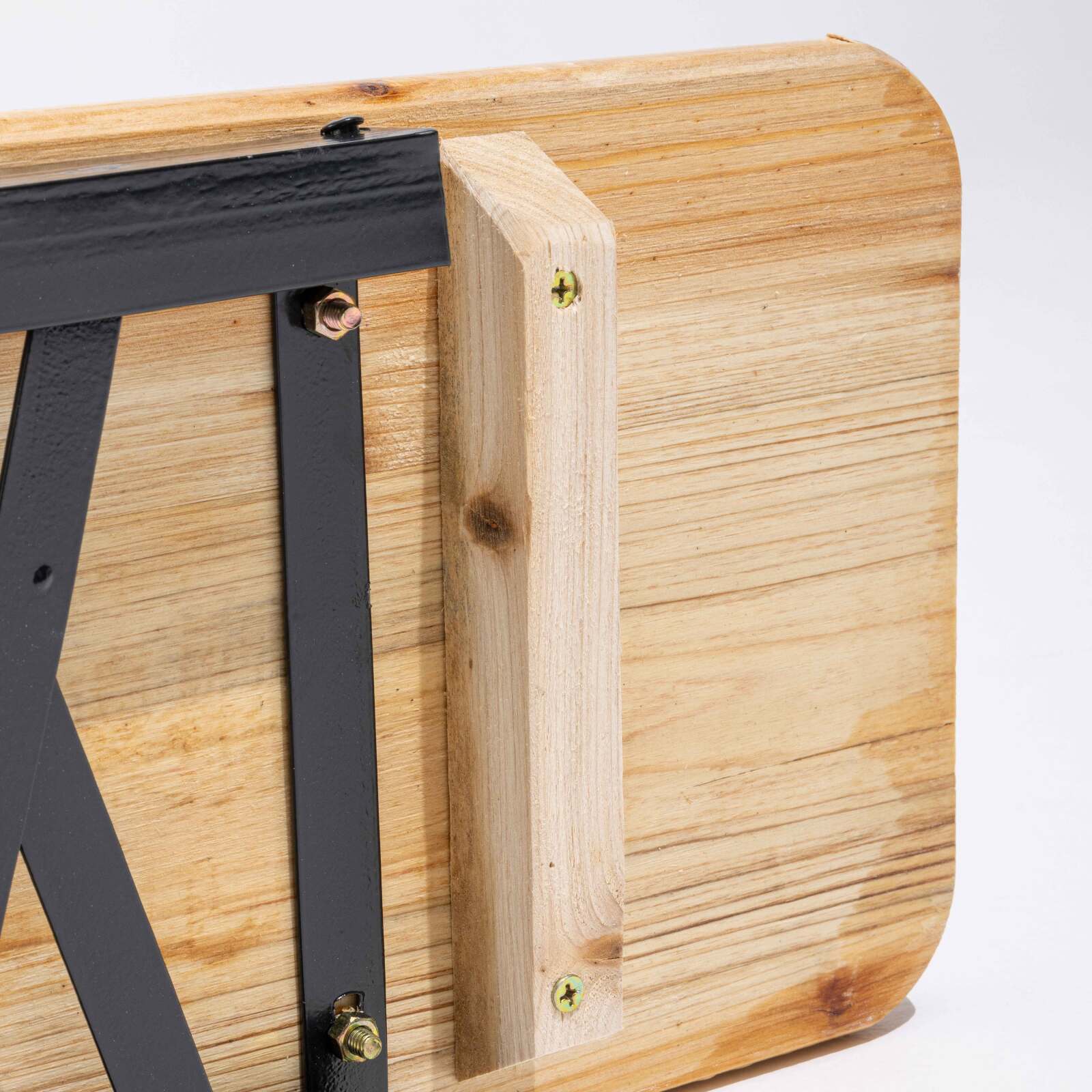 2 bancos de brasserie de madera plegables 218cm