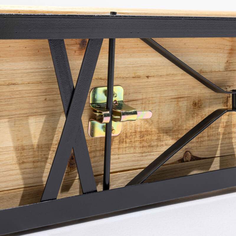 2 bancos de brasserie plegables de madera - 180 cm