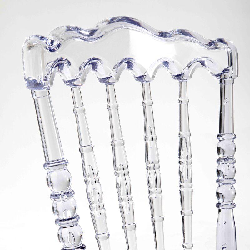 Silla de recepción transparente