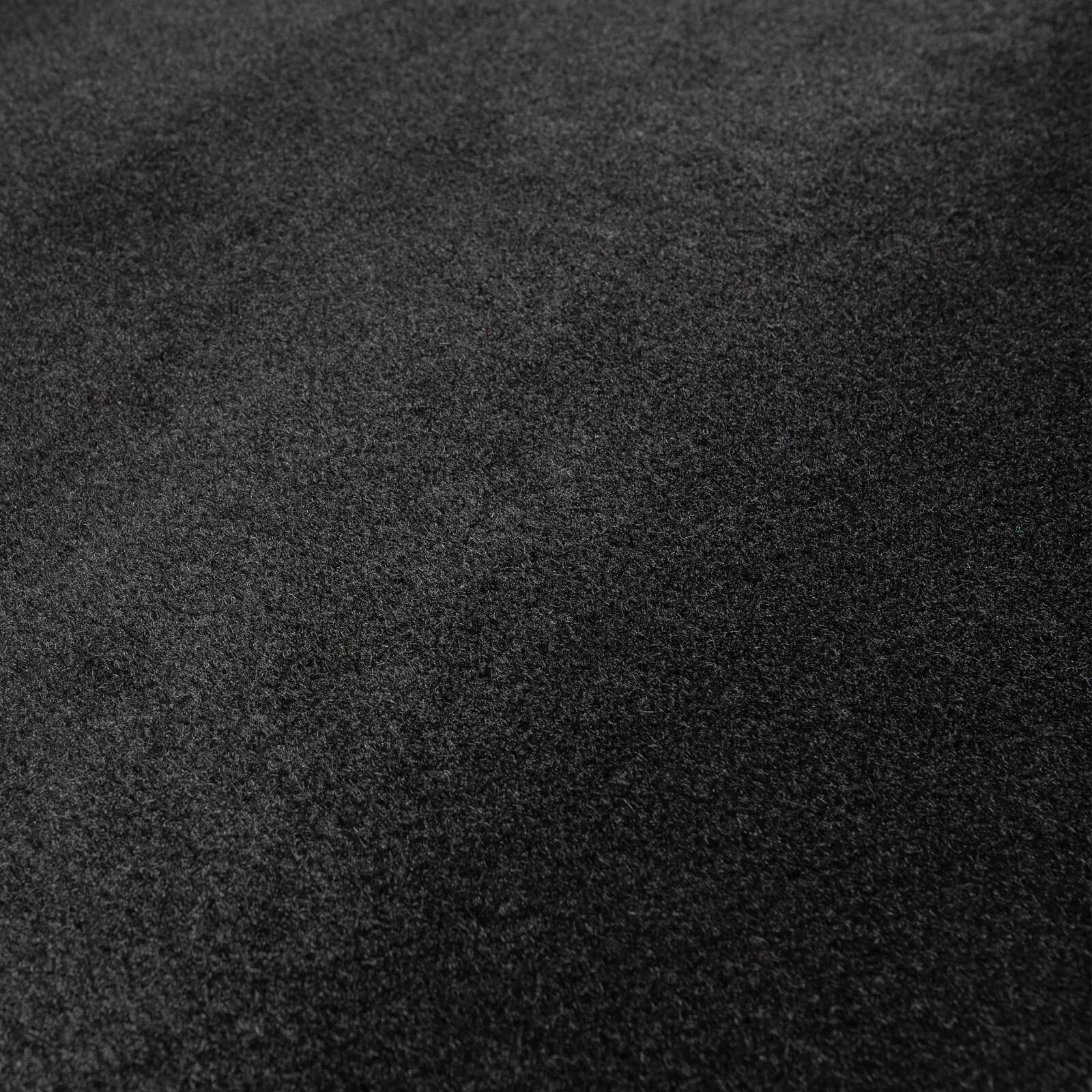 Rollo de alfombra 1x5 m 250 g/m2 - Negro