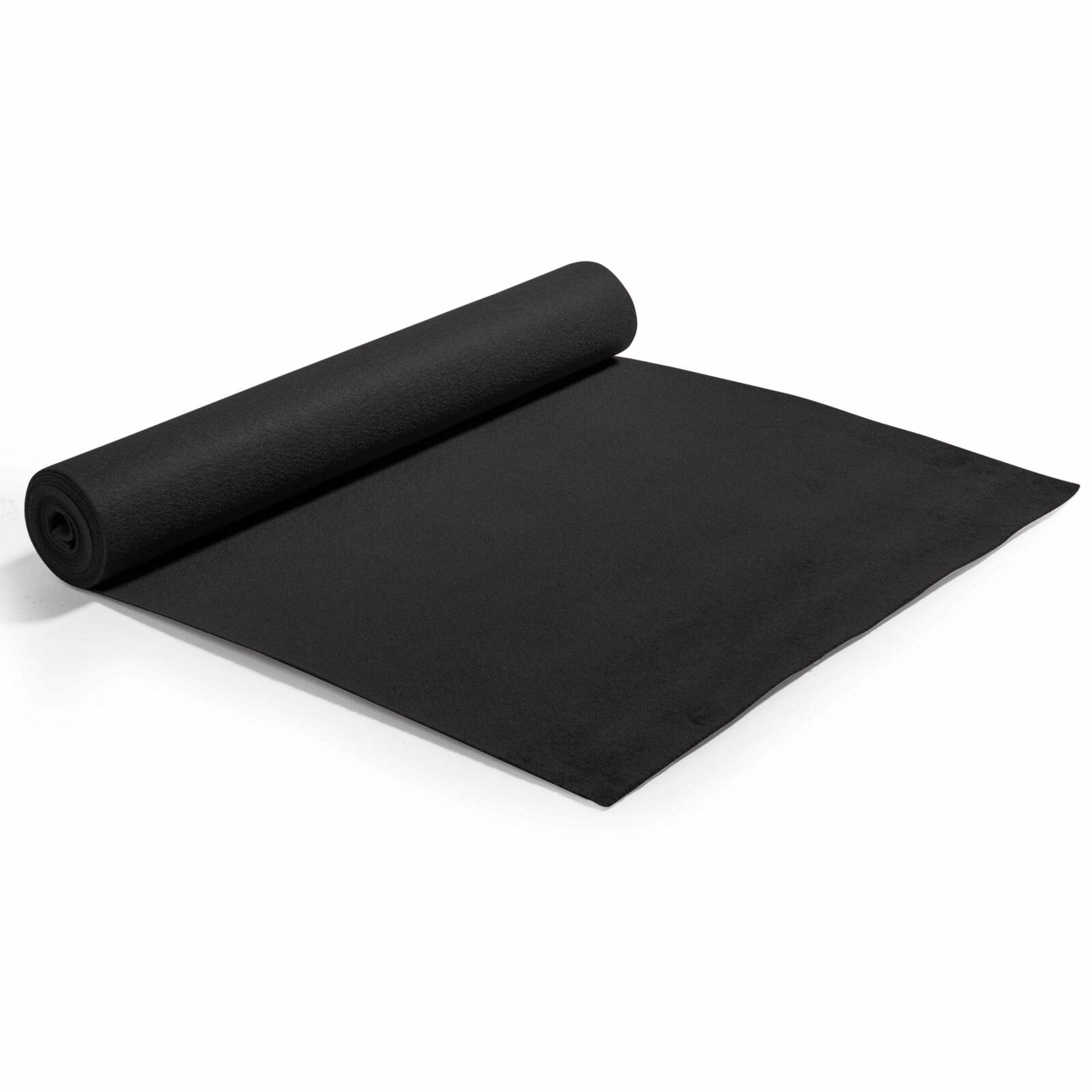 Rollo de alfombra 2x5m 250 g/m2 - Negro Rollo de alfombra 2x5m 250 g/m2 - Negro