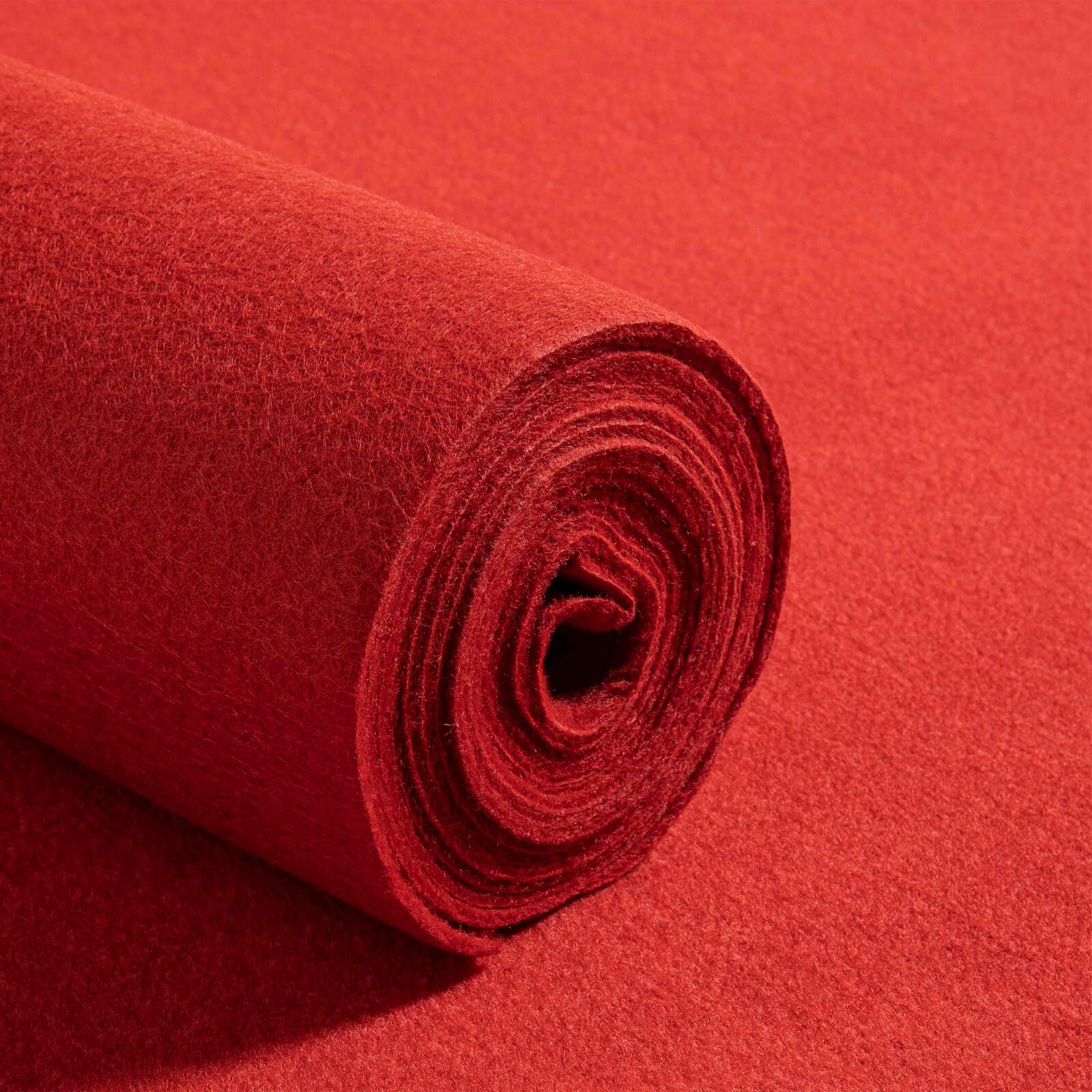 Rollo de alfombra 2x25 m 250 g/m2 - Rojo Rollo de alfombra 2x25 m 250 g/m2 - Rojo