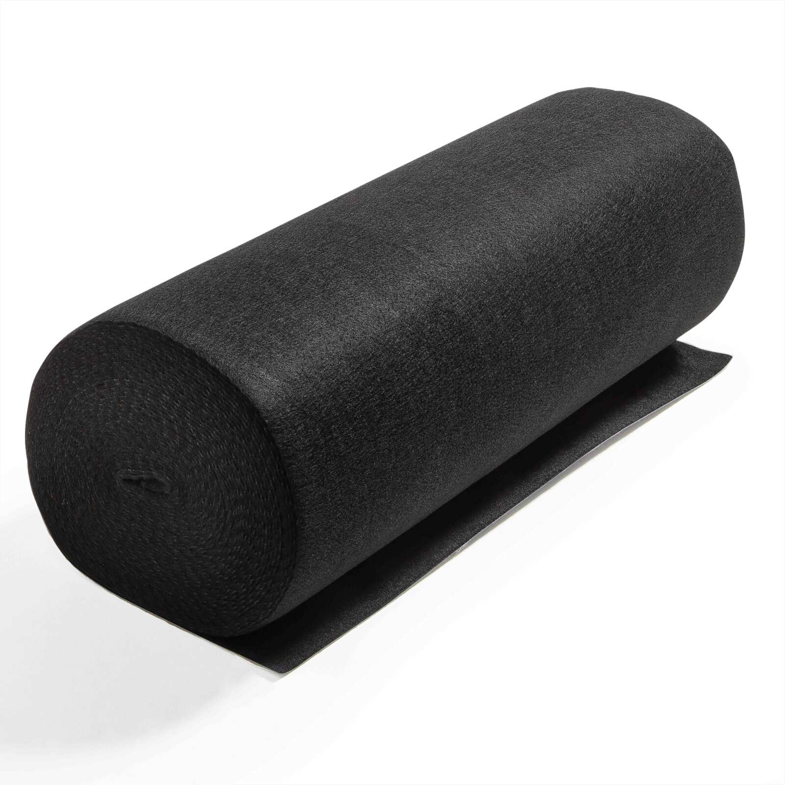 Rollo de alfombra 2x25 m 250 g/m2 - Negro
