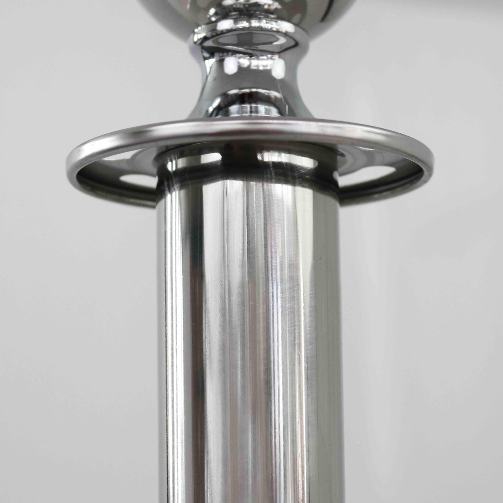 2 postes divisores de terraza cromados 2 postes divisores de terraza cromados