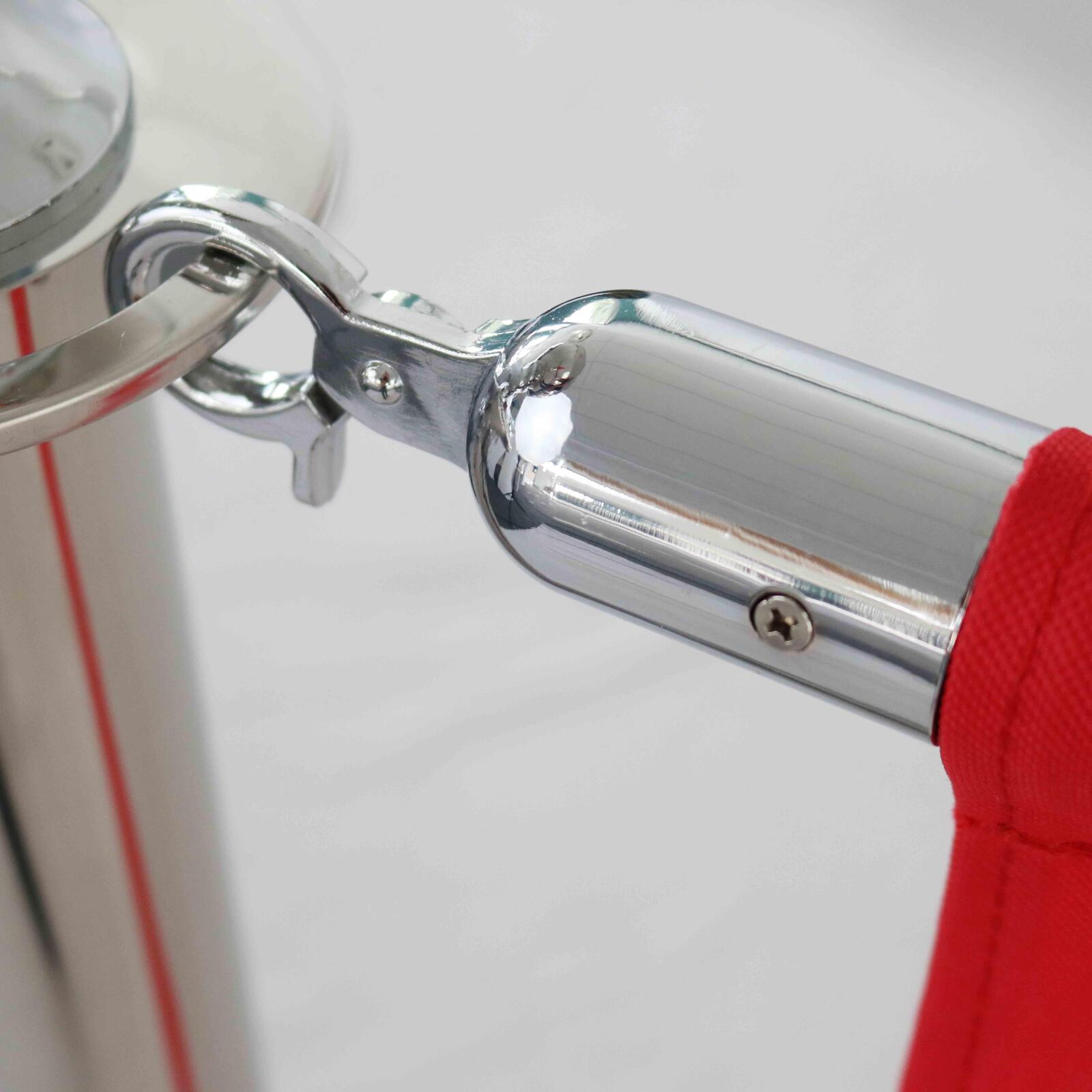 2 postes divisores de terraza cromados 2 postes divisores de terraza cromados