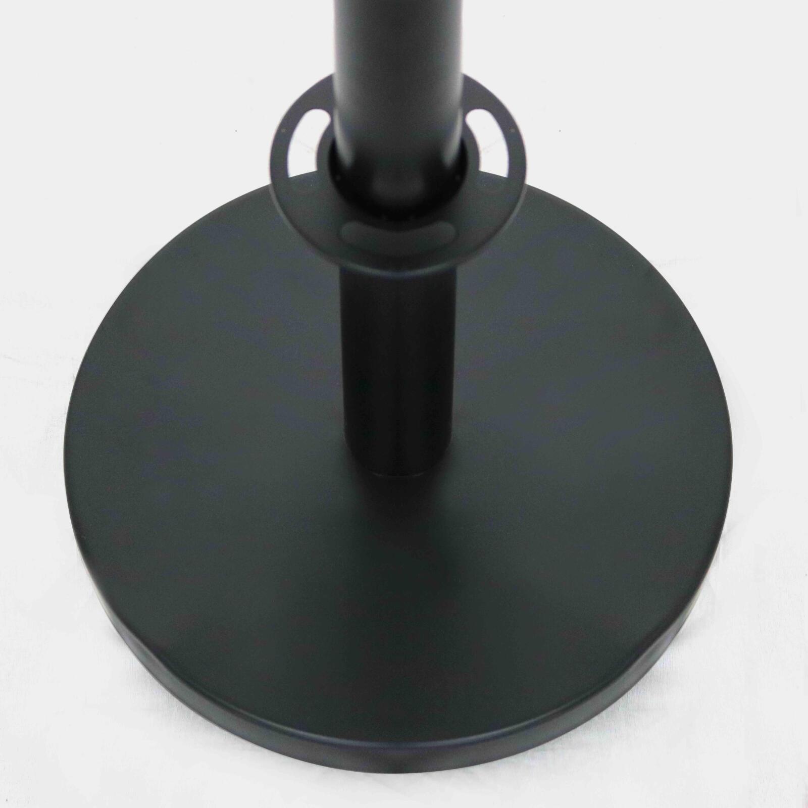 2 postes divisores de terraza negros 2 postes divisores de terraza negros