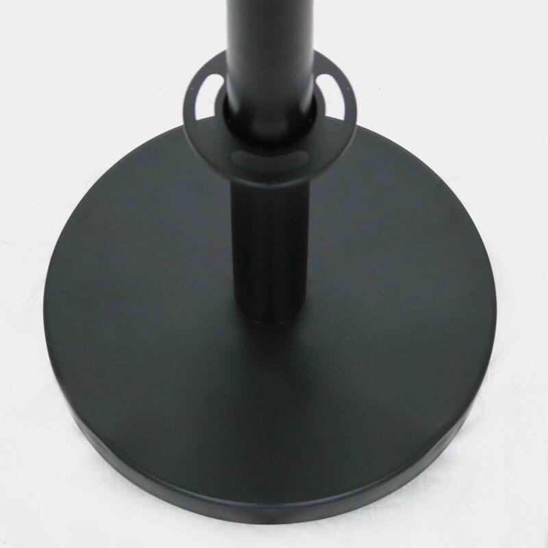 2 postes divisores de terraza negros