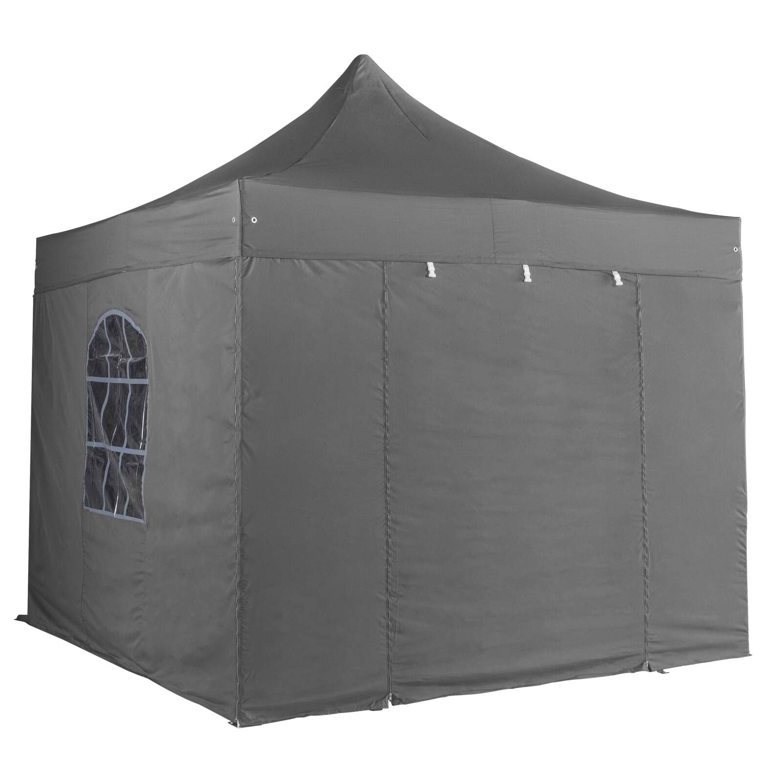 Puerta mural gris con cremallera 3m 480g/m² - M2 Puerta mural gris con cremallera 3m 480g/m² - M2