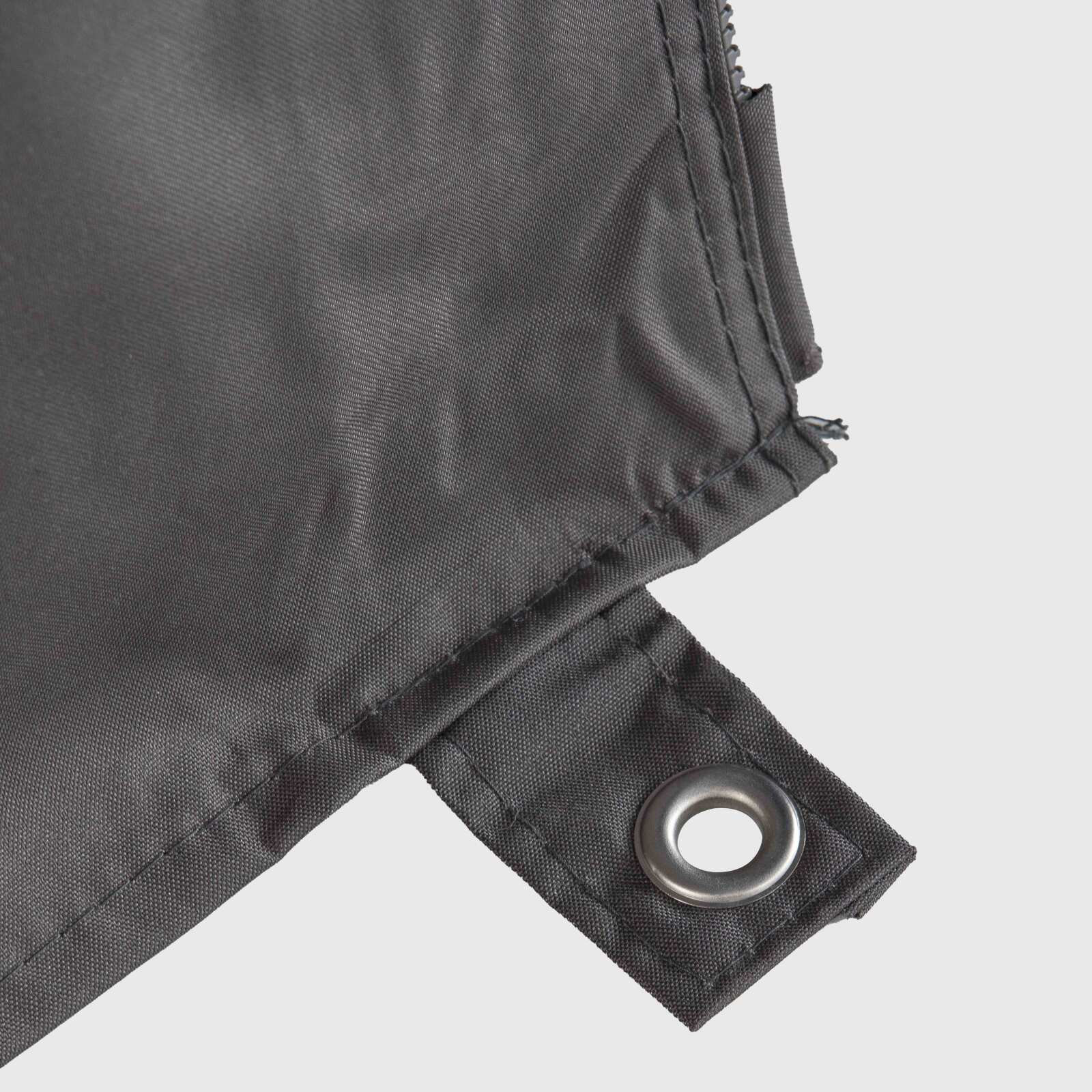 Puerta mural gris con cremallera 3m 480g/m² - M2