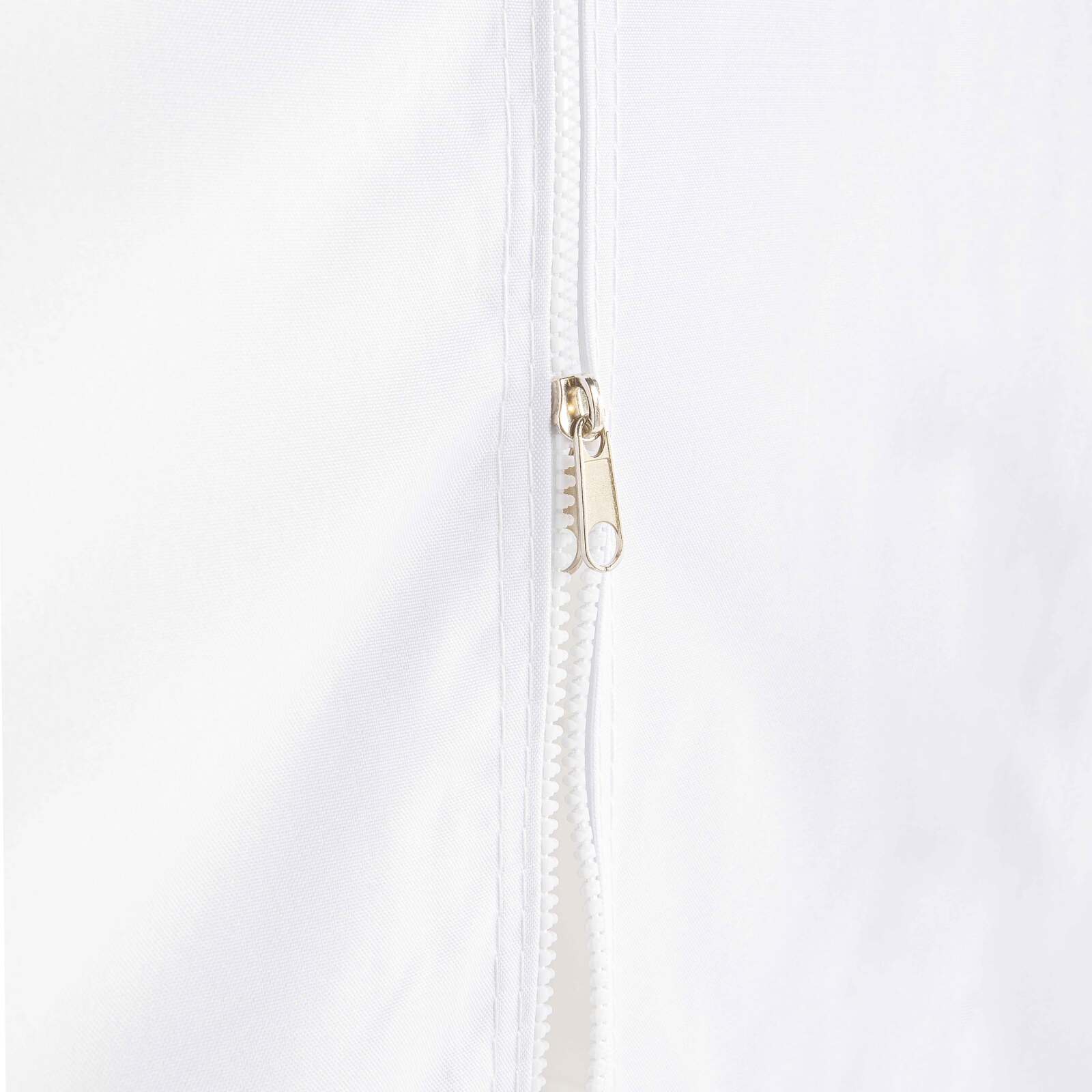 Puerta mural blanca con cremallera 4m 480g/m² - M2