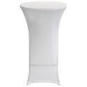 Funda para mesa de pie blanca 110X60cm