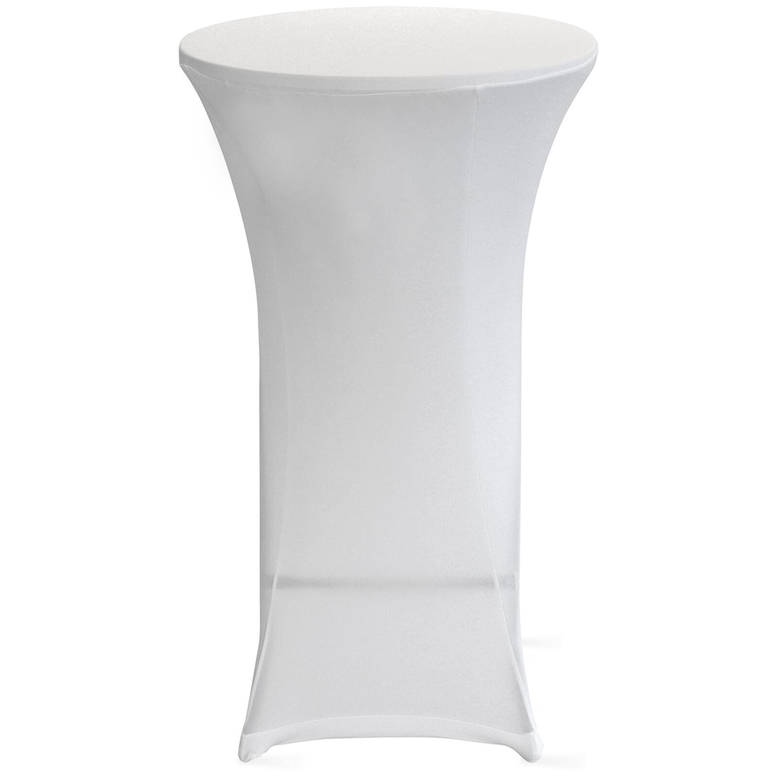 Funda para mesa de pie blanca 110X60cm
