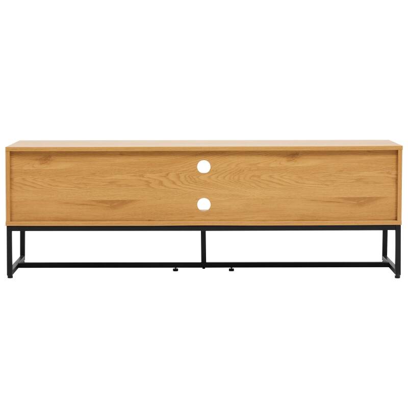 Mueble TV de MDF con decoración en melamina FSC® 150 cm