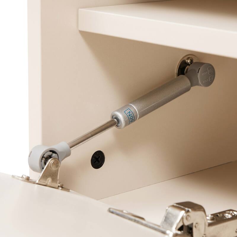 Mueble TV de acero y MDF con decoración en melamina FSC® 150 cm (5/7)