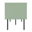 Mueble TV de acero y MDF con decoración en melamina FSC® 150 cm