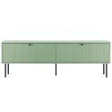 Mueble TV de acero y MDF con decoración en melamina FSC® 150 cm