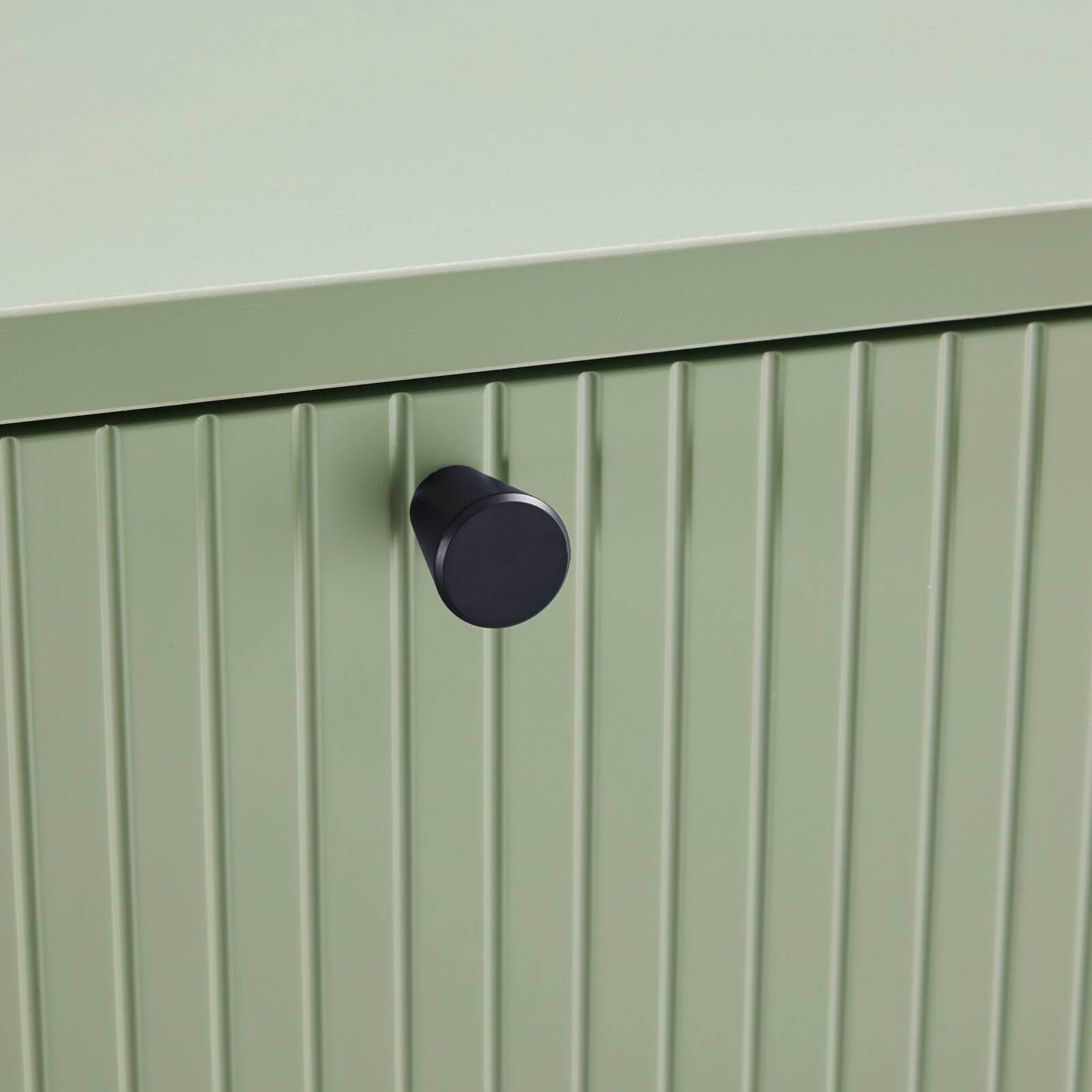 Aparador 2 puertas y 3 cajones en acero y decoración melamina MDF FSC® 150 cm