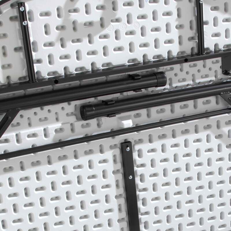 Mesa plegable redonda de una sola pieza HDPE 122 cm - 4 plazas