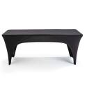 Funda mantel negro para mesa plegable 180cm doble apertura