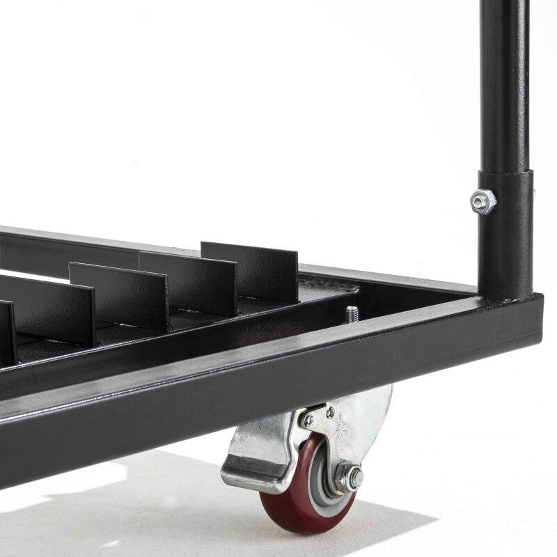 Carro para mesas altas plegables