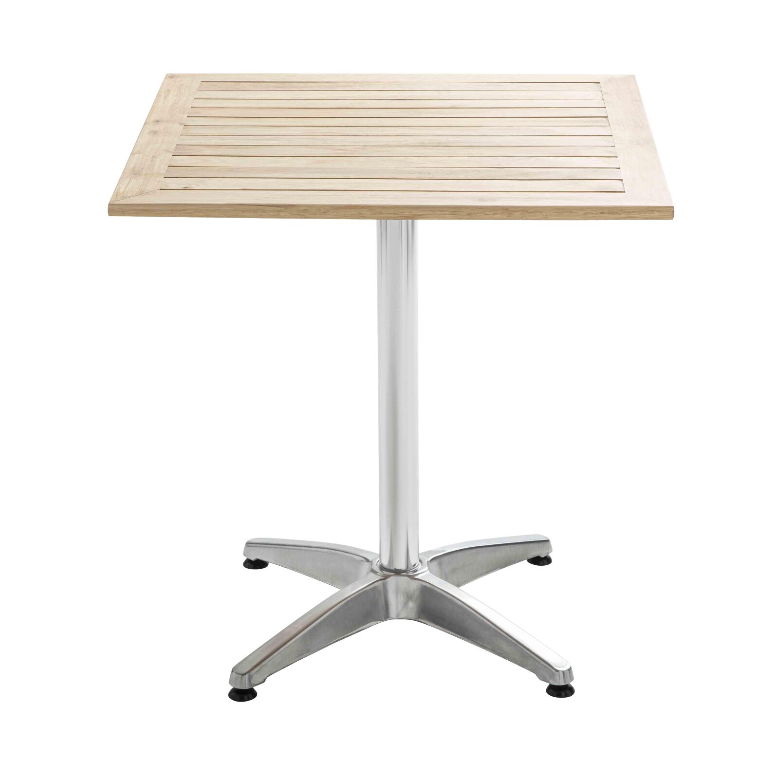 Mesa plegable de aluminio y madera Mesa plegable de aluminio y madera