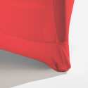 Funda para mesa de pie rojo claro 110x80 cm