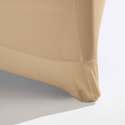 Funda para mesa de pie beige 110x80 cm