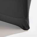 Funda para mesa de pie gris oscuro 110x80 cm