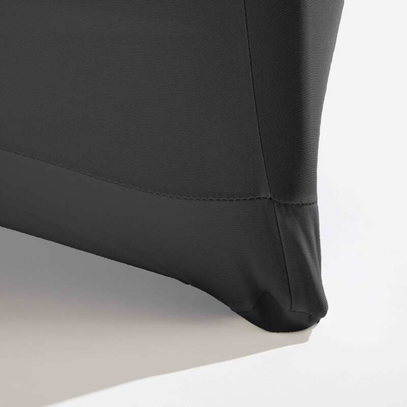 Funda para mesa de pie gris oscuro 110x80 cm