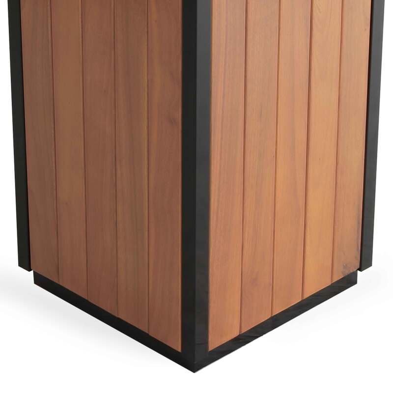 Papelera y cenicero exterior de 26 L