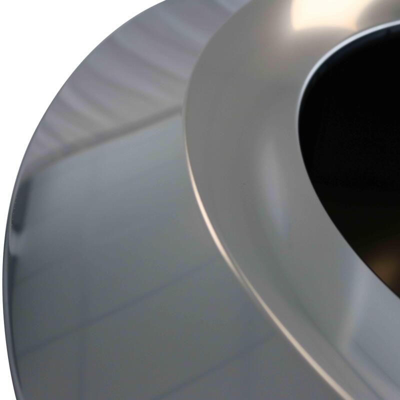 Cubo de basura redondo de acero inoxidable - 240 L