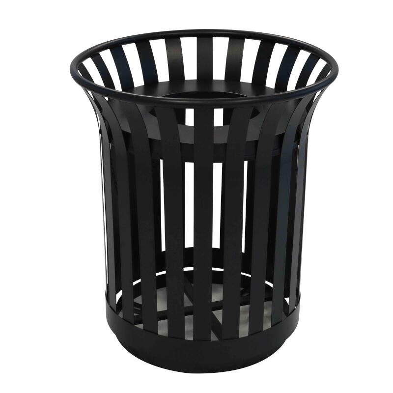 Juego de 2 cubos de basura de acero para exterior - 31L