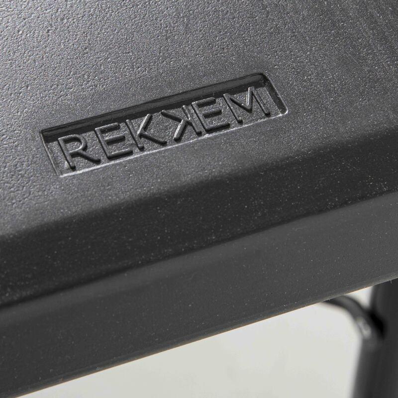 Mesa plegable HDPE negra 180 cm - 8 plazas