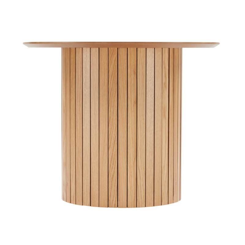 Mesa de comedor con tapa de MDF chapado en roble FSC® para 10 personas