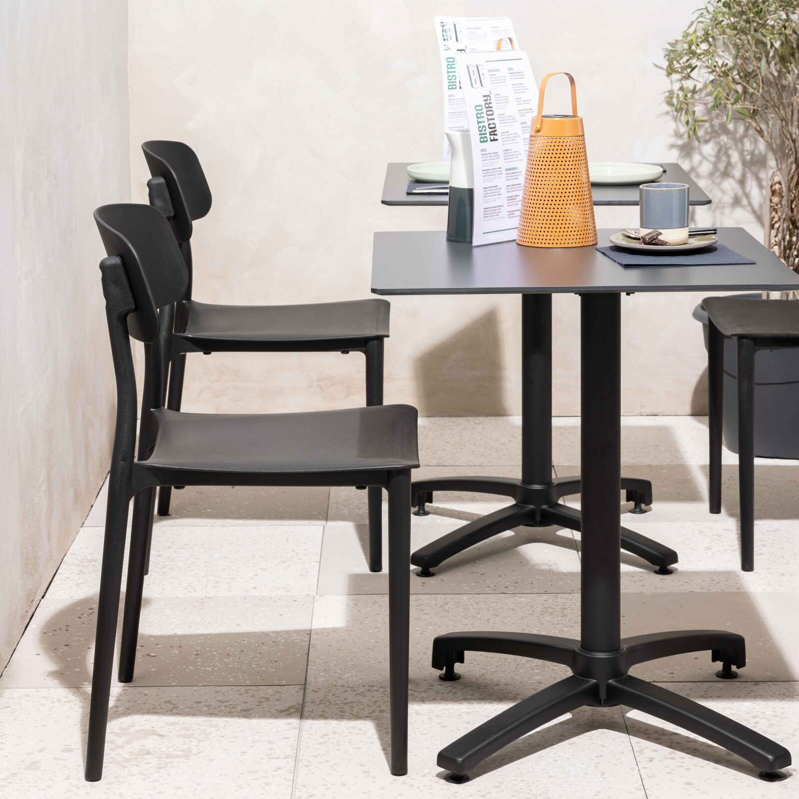 Sillas de jardín de plástico - Lote de 2